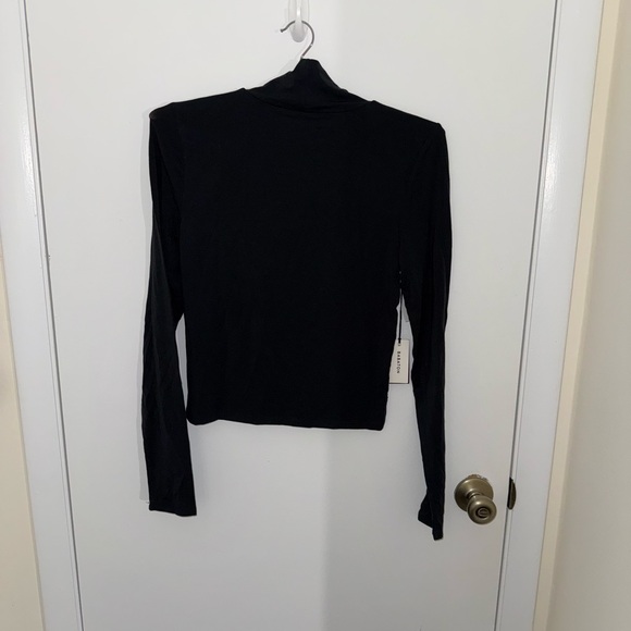 NWT Aritzia Babaton Everyday MockNeck - Black - Size M - Picture 3 of 6